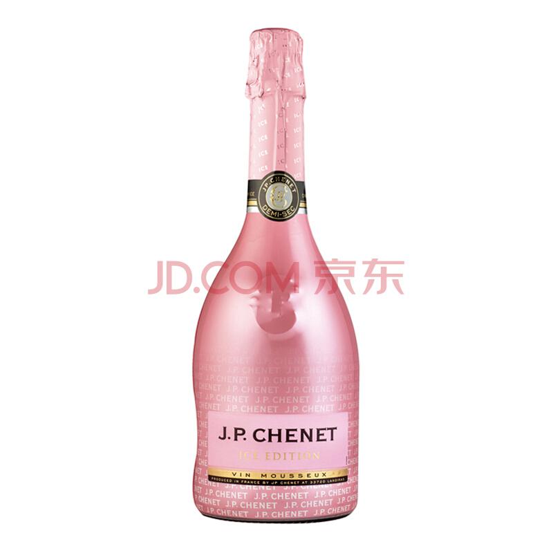 法国进口红酒 香奈（J.P.CHENET）冰爽半干型桃红起泡葡萄酒 750ml88元