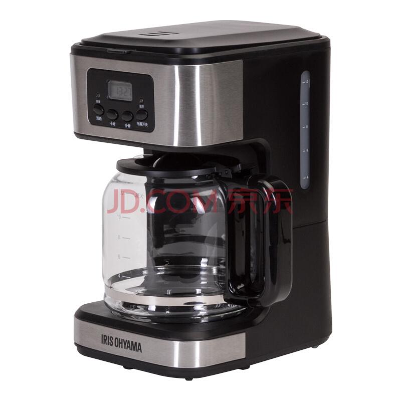 爱丽思IRIS 家用美式滴漏式咖啡机 智能冲调全自动大容量咖啡壶CMK-900黑129元