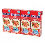 泰国进口 酸奶饮品 达美（Dutch Mill）草莓味酸奶饮品180ml*4 组合装13.9元