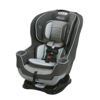 GRACO 葛莱 宝宝儿童汽车安全座椅 ISOFIX/LATCH EXTEND2FIT 灰白色