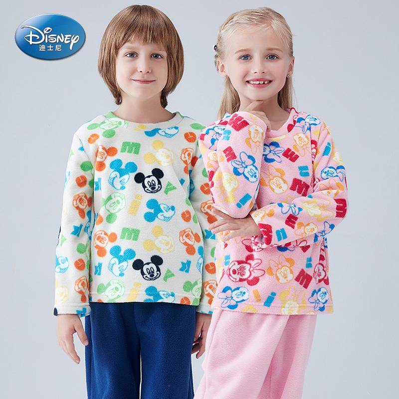 Disney 迪士尼 儿童摇粒绒家居套装