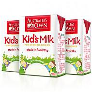 限地区：澳大利亚进口 澳牧（Australia’s Own)儿童成长牛奶200ml*3 随享装