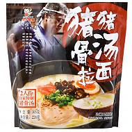 【京东超市】味千拉面 猪猪骨汤拉面（2人份）（半干面） 305克 含料包 水煮型日式拉面 *7件