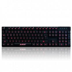 黑爵（Ajiazz）机械战士3色背光键盘高端机械手感游戏背光键盘办公电脑笔记本键盘49元