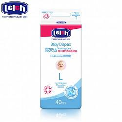 露安适（Lelch）日用薄护适动 婴儿纸尿裤 L40片 大号尿不湿