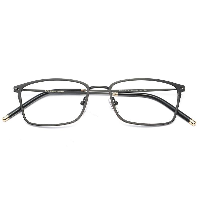HAN  4826纯钛光学眼镜架+1.56防蓝光镜片