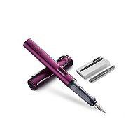 LAMY 凌美 恒星系列F尖时尚钢笔 星光紫+黑色墨芯5支/盒