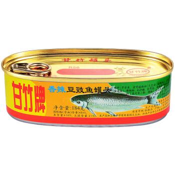 广东 甘竹 鱼罐头 香辣豆豉鱼罐头184g