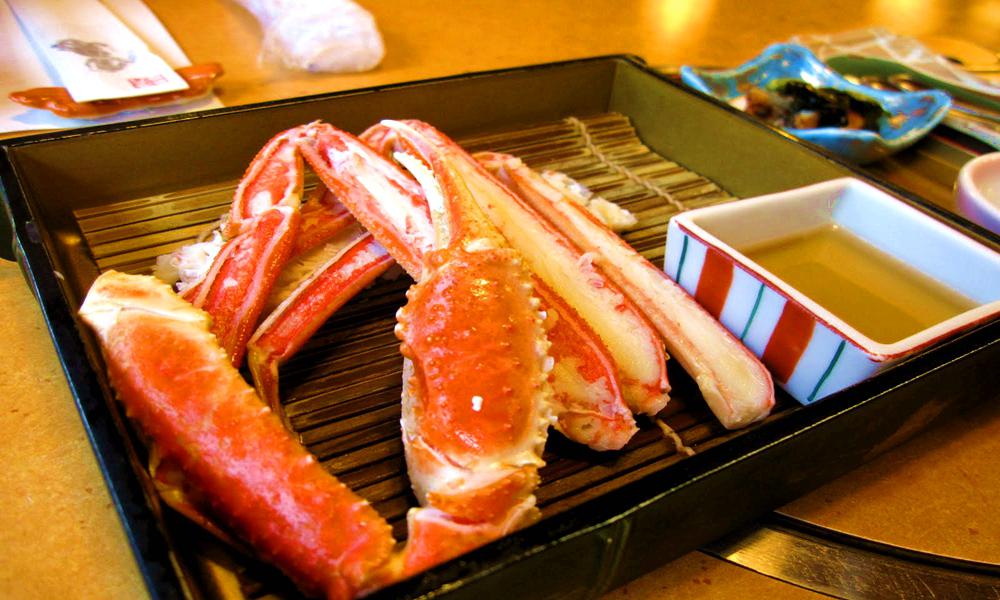 日本东京蟹道乐吾妻桥店螃蟹盛宴