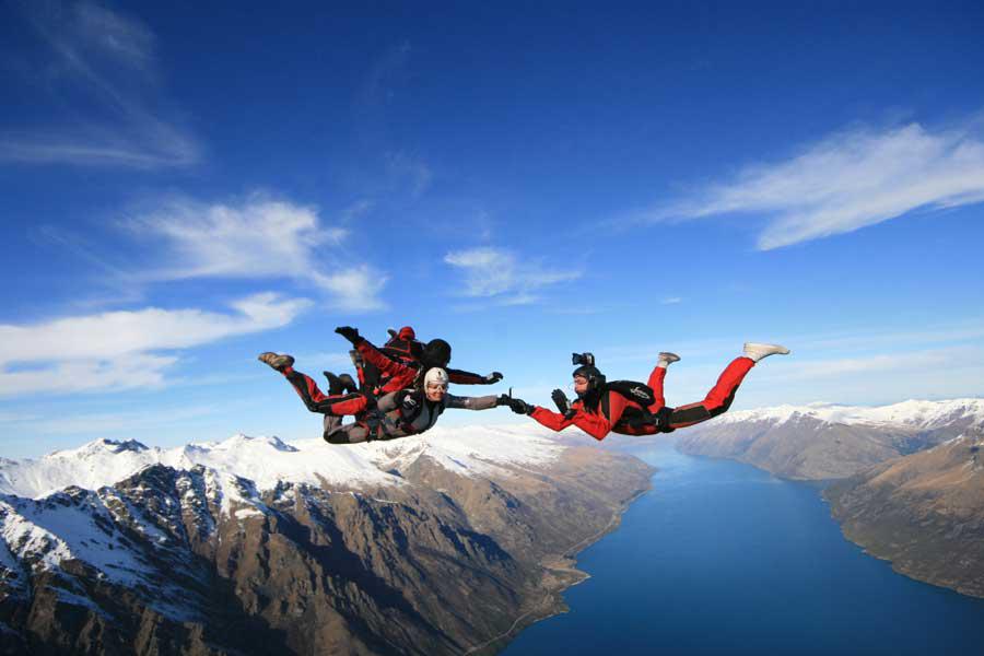 新西兰皇后镇NZONE Skydive高空跳伞