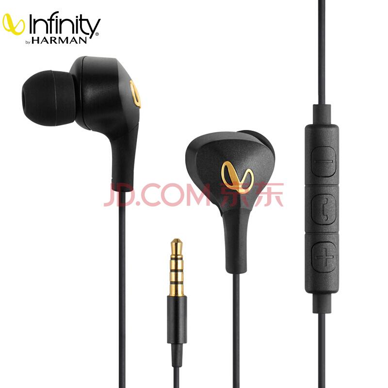 Infinity 燕飞利仕 R100 立体声入耳式耳机 三键线控 带麦 黑色299元