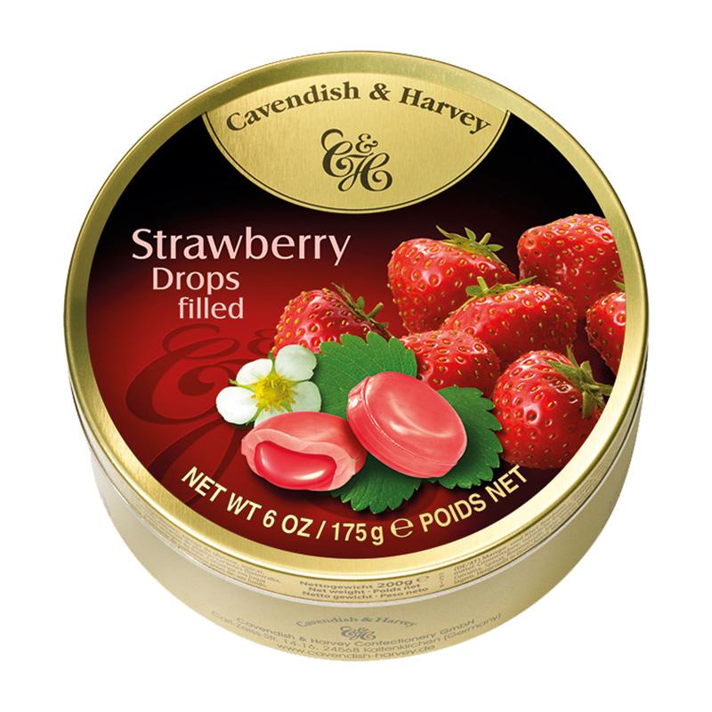 嘉云糖 草莓夹心水果糖 175g *10件 +凑单品