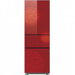 康佳（KONKA）192升三门冰箱钢化玻璃（红色）BCD-192MT1188元