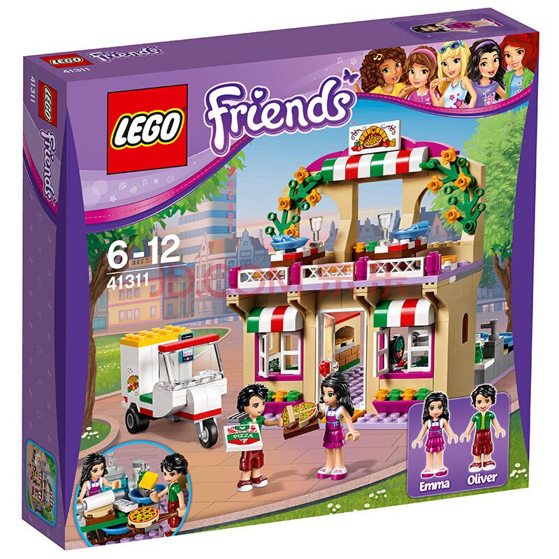 乐高玩具新年礼物送儿童好朋友Friends6岁-12岁心湖城比萨餐厅41311积木LEGO187元