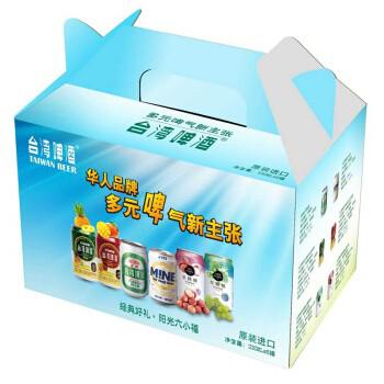 台湾啤酒 中国台湾进口 六小福礼盒 330ml*6罐