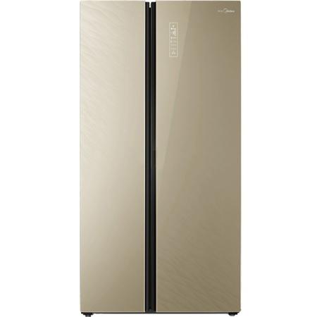 Midea 美的  BCD-640WKGPZM 640升 对开门冰箱(流纱金)