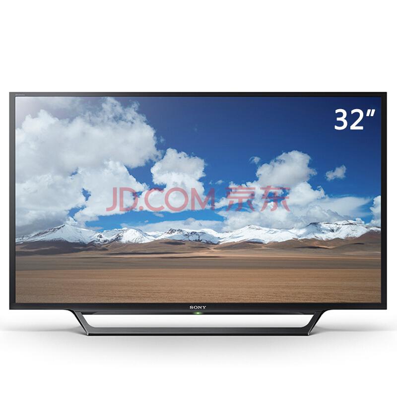 索尼（SONY）KDL-32W600D 32英寸 高清液晶平板电视（黑色）
