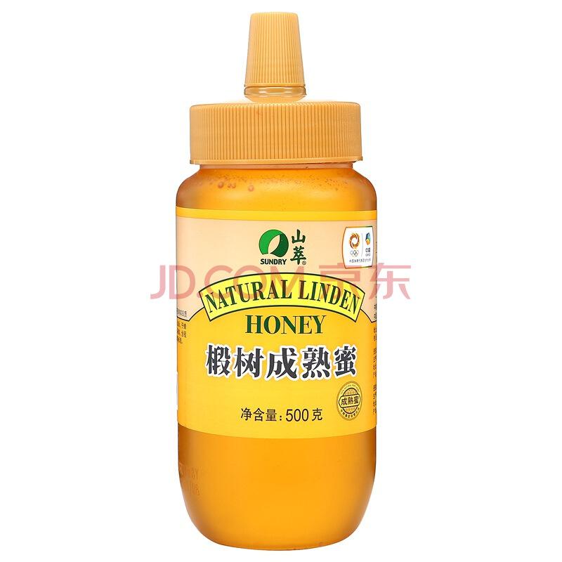 中粮 山萃 椴树蜜 蜂蜜 500g（瓶装）成熟蜜 *2件68元（合34元/件）