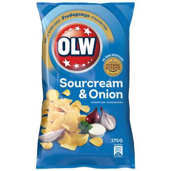 瑞典进口 OLW 薯片 六口味可选 275g *10件