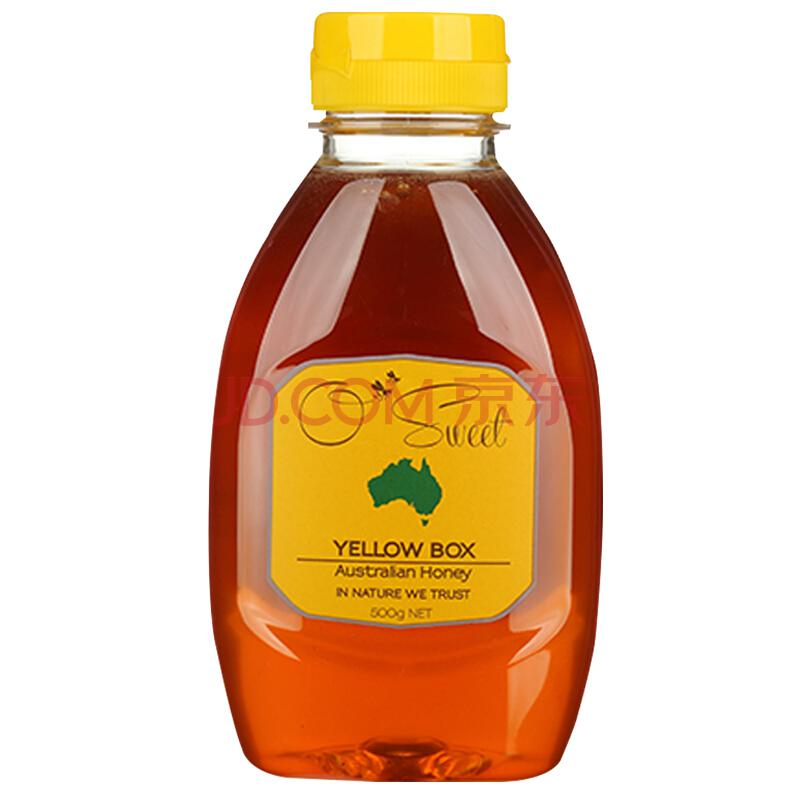 澳大利亚原装进口欧斯威特（osweet）黄盒子(黄桉树)蜂蜜500g97.8元（合48.9元/件）