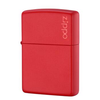 ZIPPO 之宝 红哑漆商标233ZL 打火机套装礼盒