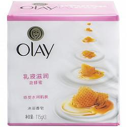玉兰油Olay沐浴香皂乳液滋润115gX39.8元