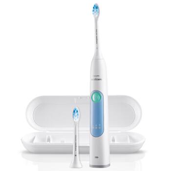 飞利浦（PHILIPS）电动牙刷HX6616/50 成人充电式牙龈护理型声波震动牙刷 炫感冰蓝