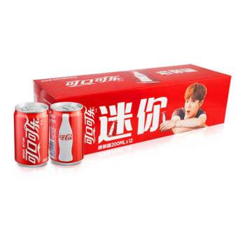 Coca Cola 可口可乐 迷你摩登罐200ml*12罐 *7件 +凑单品