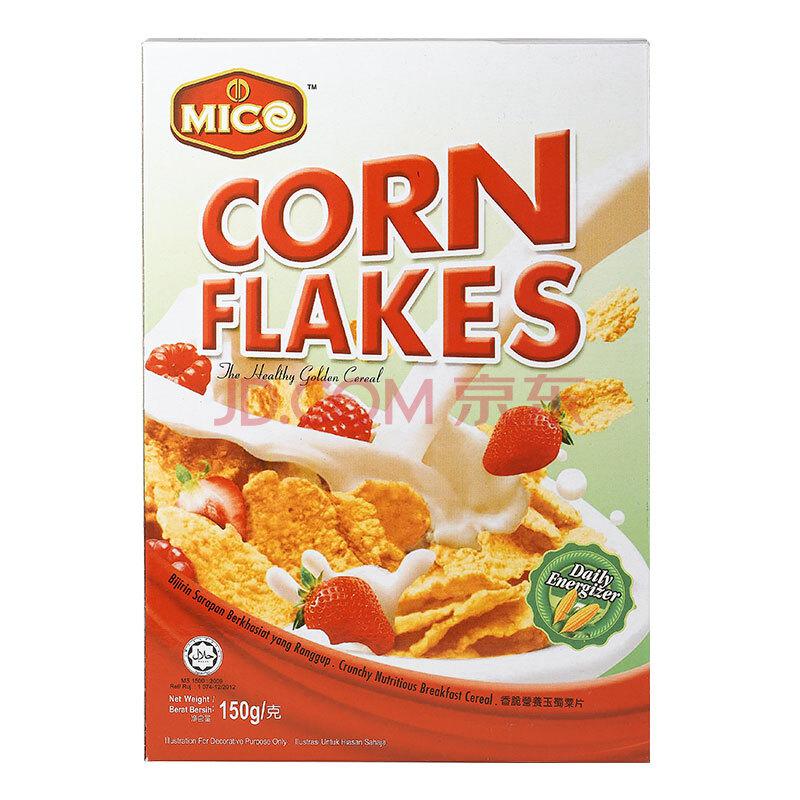 马来西亚进口 美诺 (Mico) 原味玉米片 进口麦片 即食冲饮 营养谷物早餐 150g*214.9元