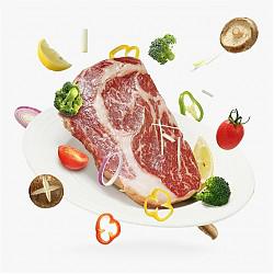 天谱乐食 澳大利亚黑毛和牛 M7-8级眼肉牛排 长期谷饲 整肉原切 不含料包 200g/袋