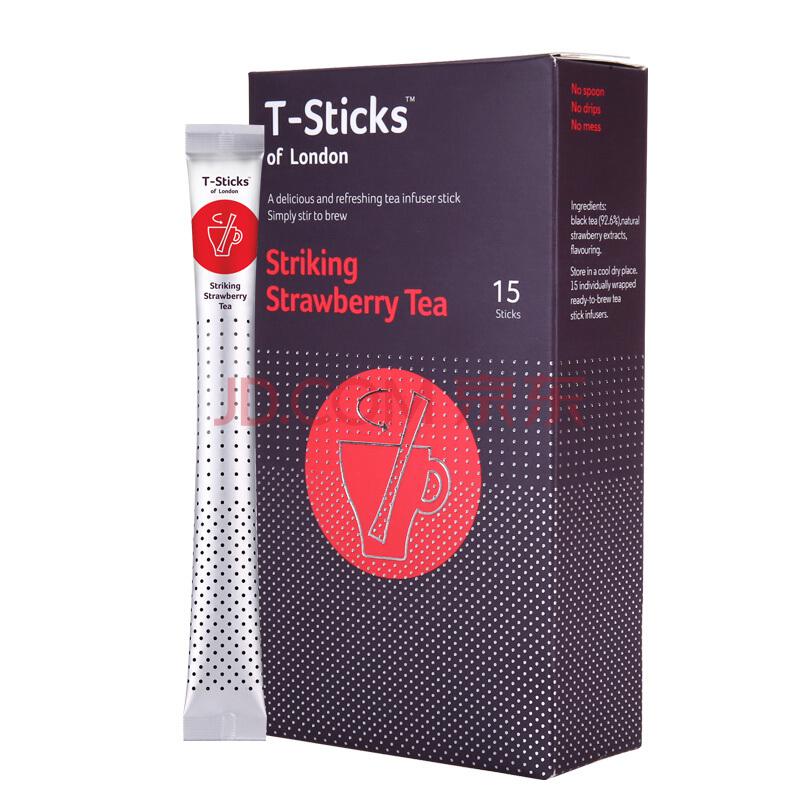 T-Sticks 绨斯珂 草莓味 茶棒 15支装