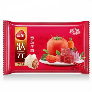 三全 状元系列水饺番茄牛肉702g