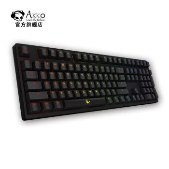 Akko 艾酷 X Ducky 3108 RGB机械键盘 棱镜红/青轴