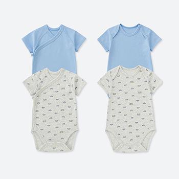UNIQLO优衣库 婴儿短袖连体装2件装