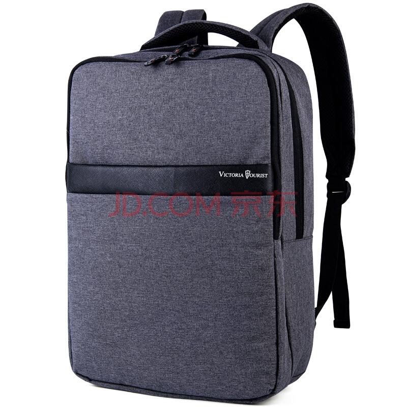 维多利亚旅行者（VICTORIATOURIST ）双肩包电脑包15.6英寸笔记本电脑包背包书包男V9009灰色 *3件212.55元（合70.85元/件）