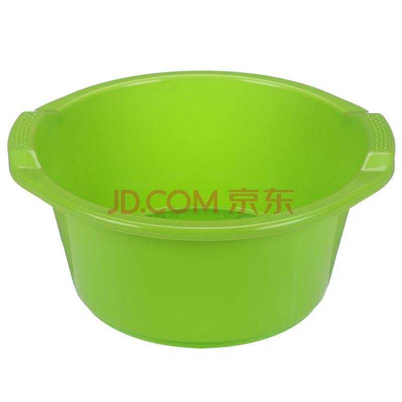 加品惠 脸盆 按摩足浴盆大号洗脚盆塑料水桶JY-0646 绿色 *9件100.9元（合11.21元/件）
