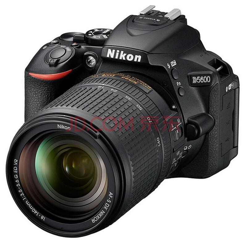 尼康（Nikon） D5600 单反套机（AF-S DX 尼克尔 18-140mm f/3.5-5.6G ED VR）黑色5779元