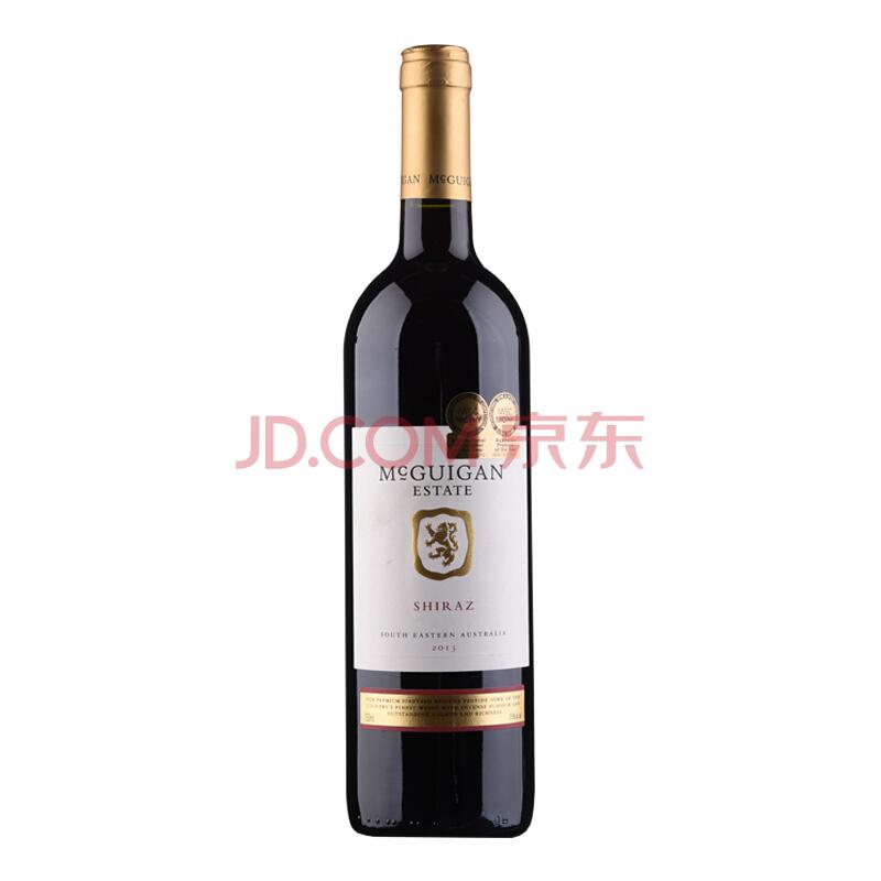 澳洲进口葡萄酒 麦格根庄园西拉红葡萄酒 750ml *2件 105.6元（合52.8元/件）
