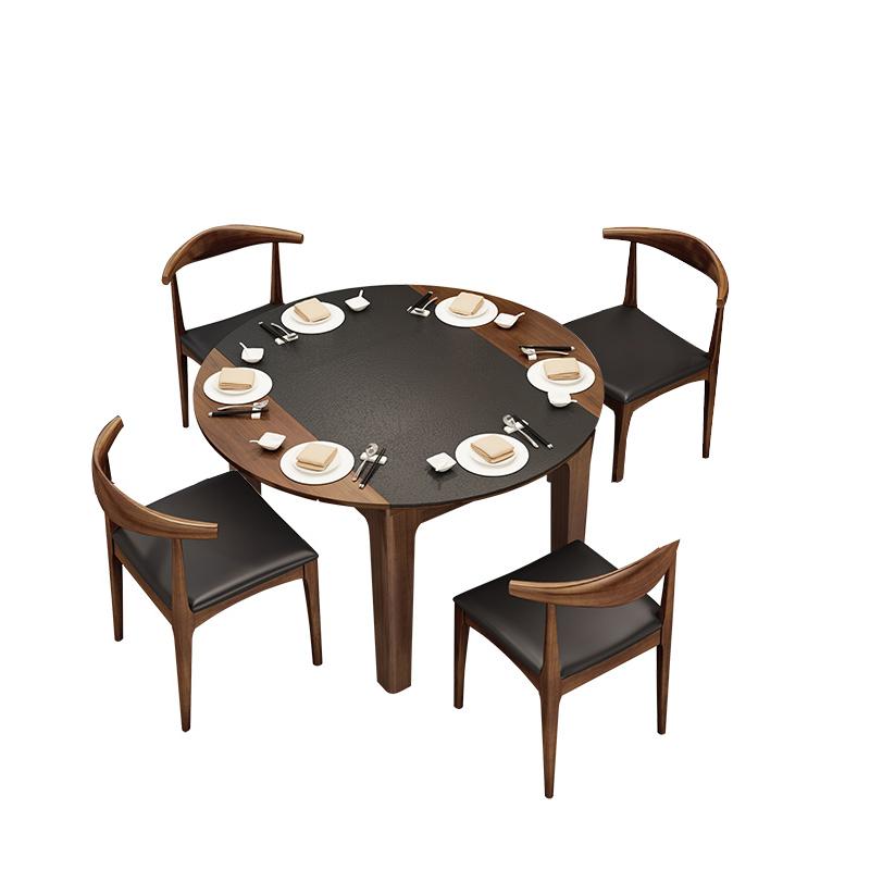银卧 餐桌椅组合 餐桌（不带电磁炉）+4张椅子