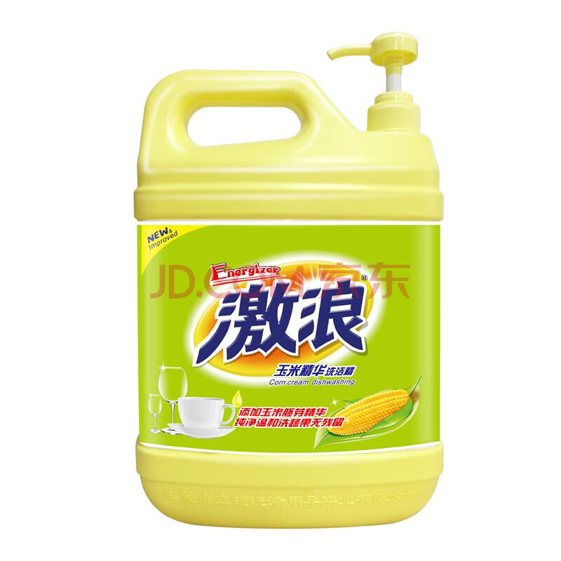 激浪 玉米精华洗洁精 3kg装/瓶 *5件72.5元（合14.5元/件）