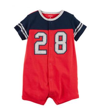 女王节：Carter‘s 1件式短袖连体衣婴儿家居服