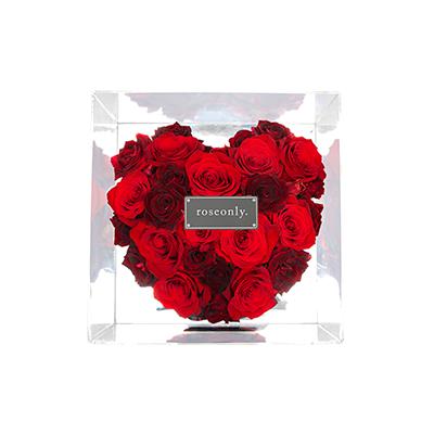 Roseonly 全世爱  玫瑰花盒 水晶簇拥版特别款