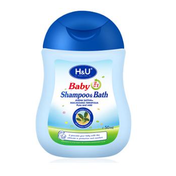H&U 婴儿沐浴露洗发二合一50ml