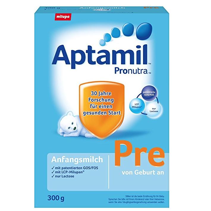 Aptamil 爱他美 Pronutra 婴儿奶粉 Pre段 300g*8盒