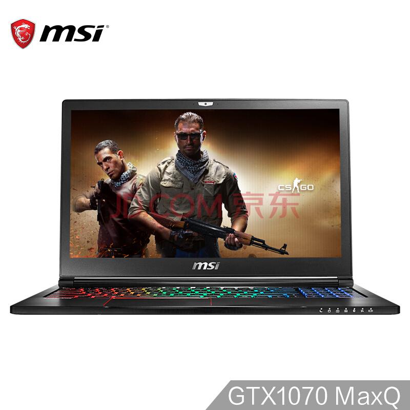 msi 微星 GS63VR 7RG-036CN 15.6英寸MAX-Q游戏本（i7-7700HQ、16G、1TB+256GB、GTX1070 8G）14158元