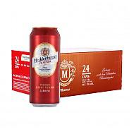 【京东超市】德国进口梅克伦堡(Mecklenburger)比尔森啤酒500ml*24整箱装