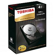 TOSHIBA 东芝 X300系列 4TB 7200转128M SATA3 台式机硬盘(HDWE140)