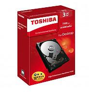 TOSHIBA 东芝 P300系列 3TB 7200转64M SATA3 台式机硬盘(HDWD130)