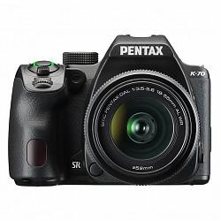 PENTAX 宾得 K-70（18-55mm f/3.5-5.6）APS-C画幅 单反相机 黑色3699元