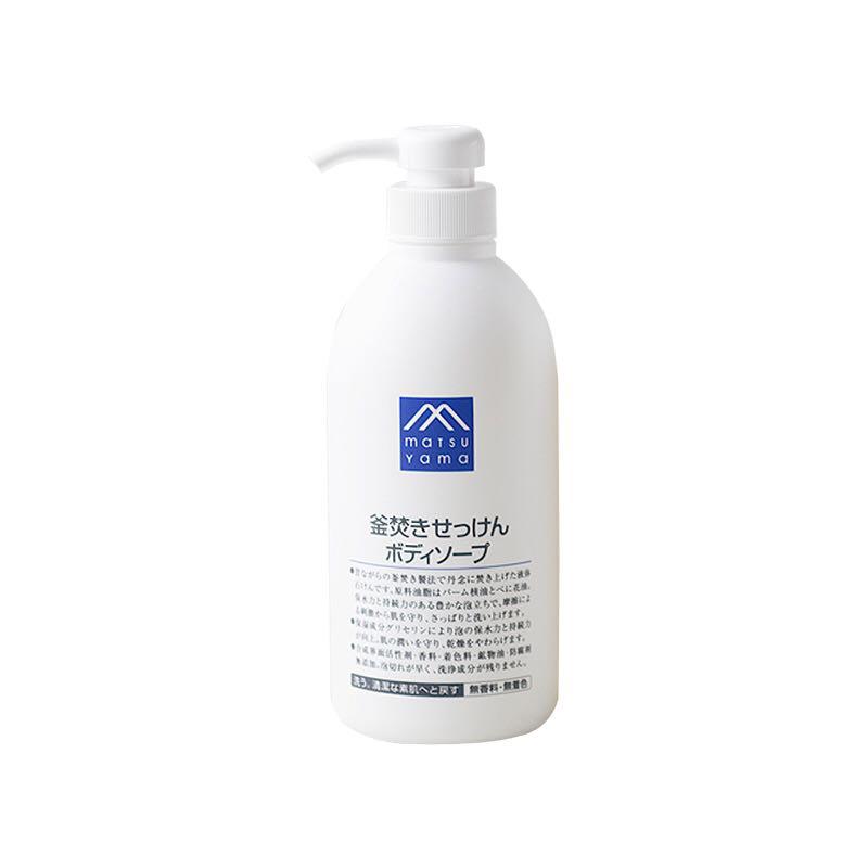 松山油脂 M-mark（釜焚)肥皂沐浴露 600毫升/瓶 日本原装进口